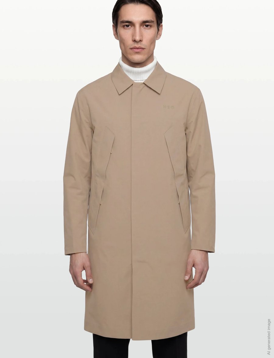 H2O - Bornholm Rain Coat - regnjackor - warm grey - 3