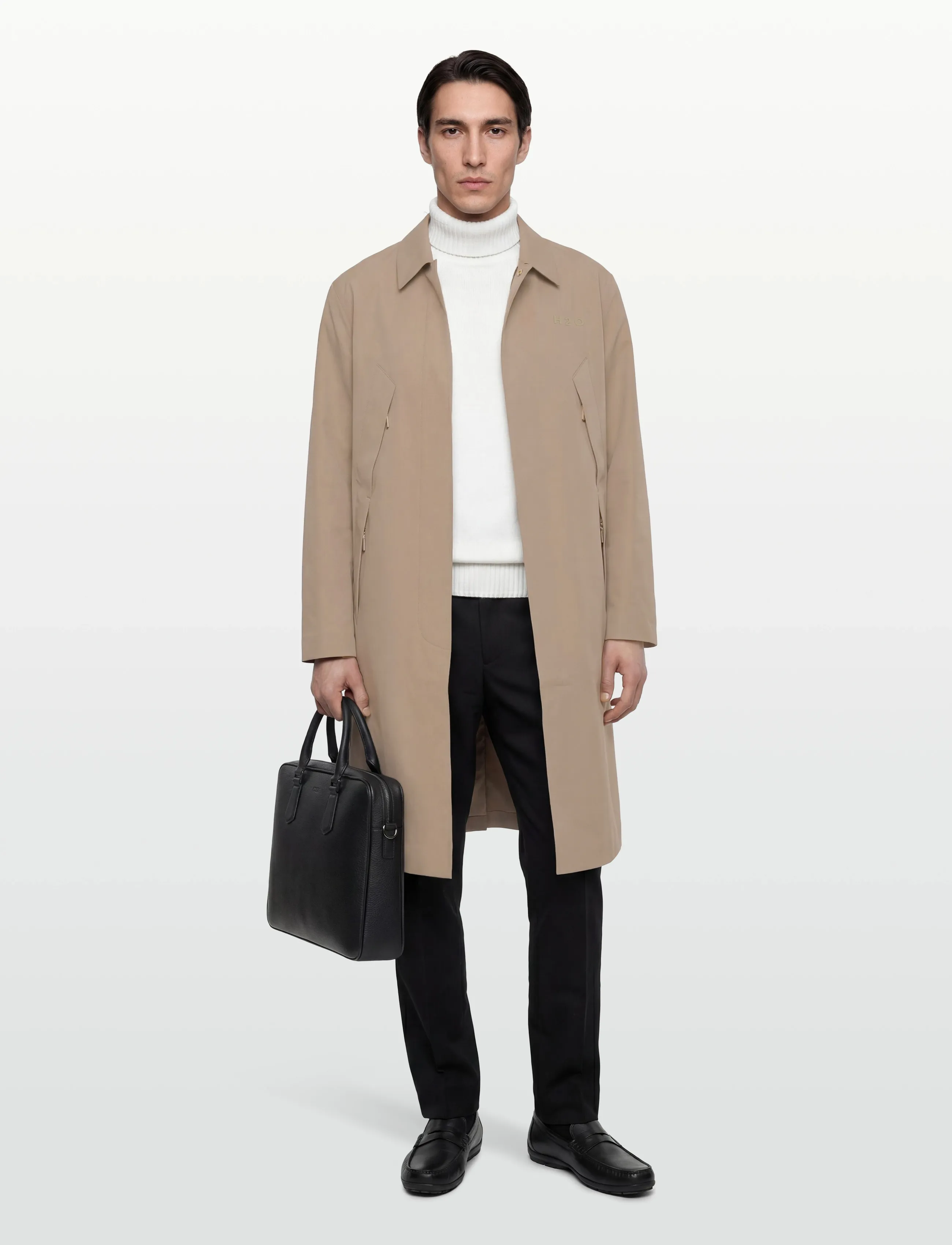 H2O - Bornholm Rain Coat - regnjackor - warm grey - 4