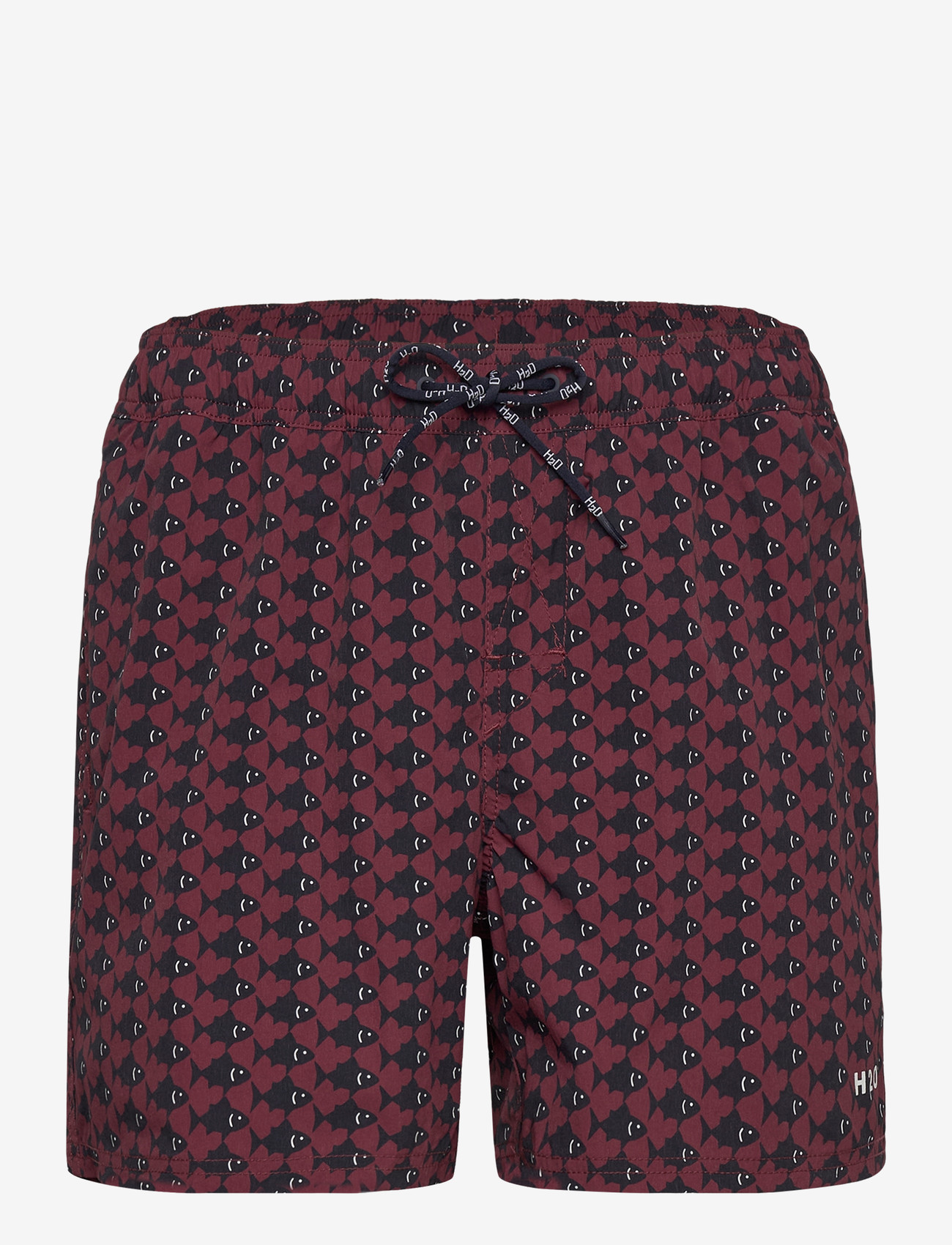 H2O - Nemo Swim Shorts - badebukser - bordeaux/navy - 0