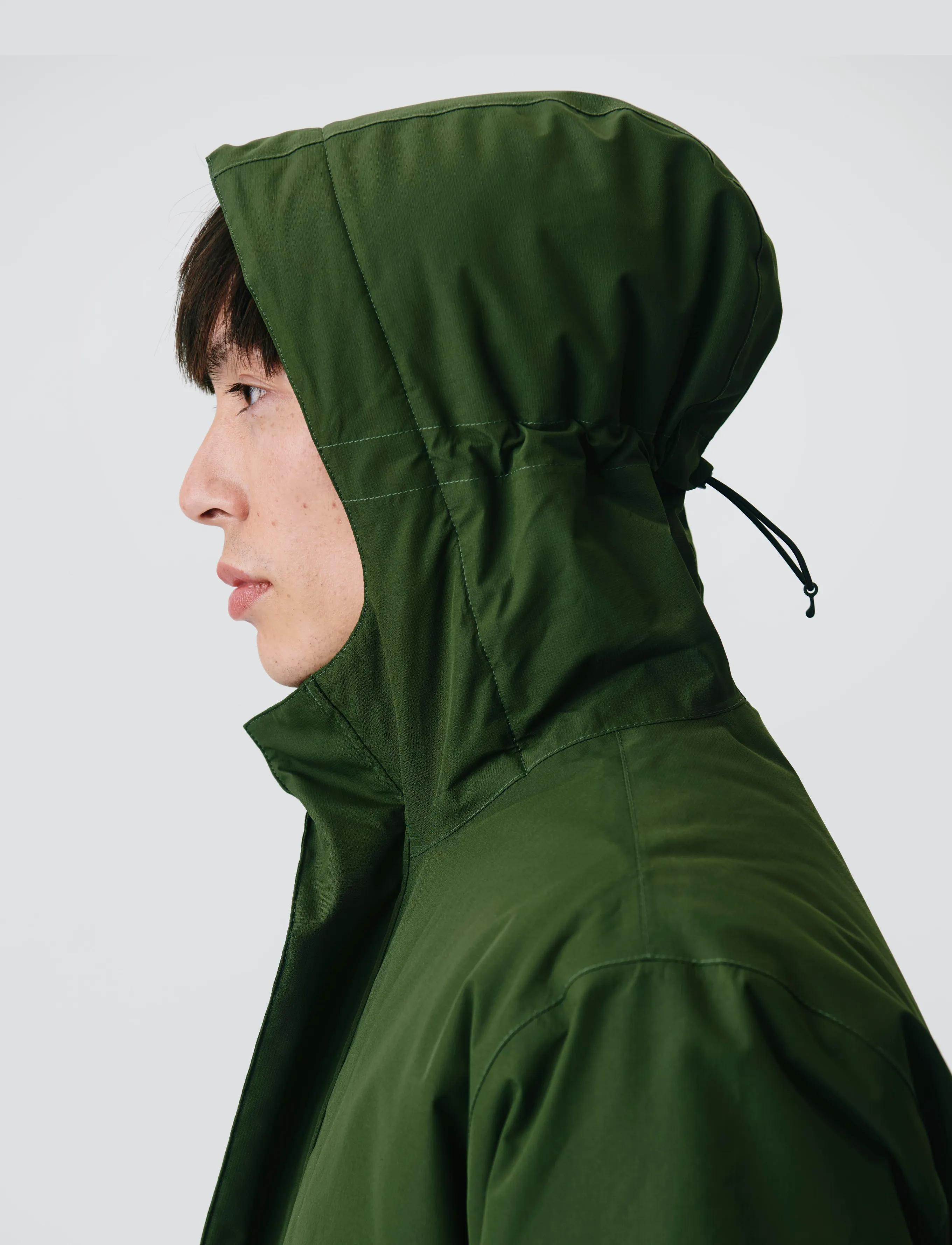 H2O - Læsø Padded Long Jacket - daunenmäntel - army - 5