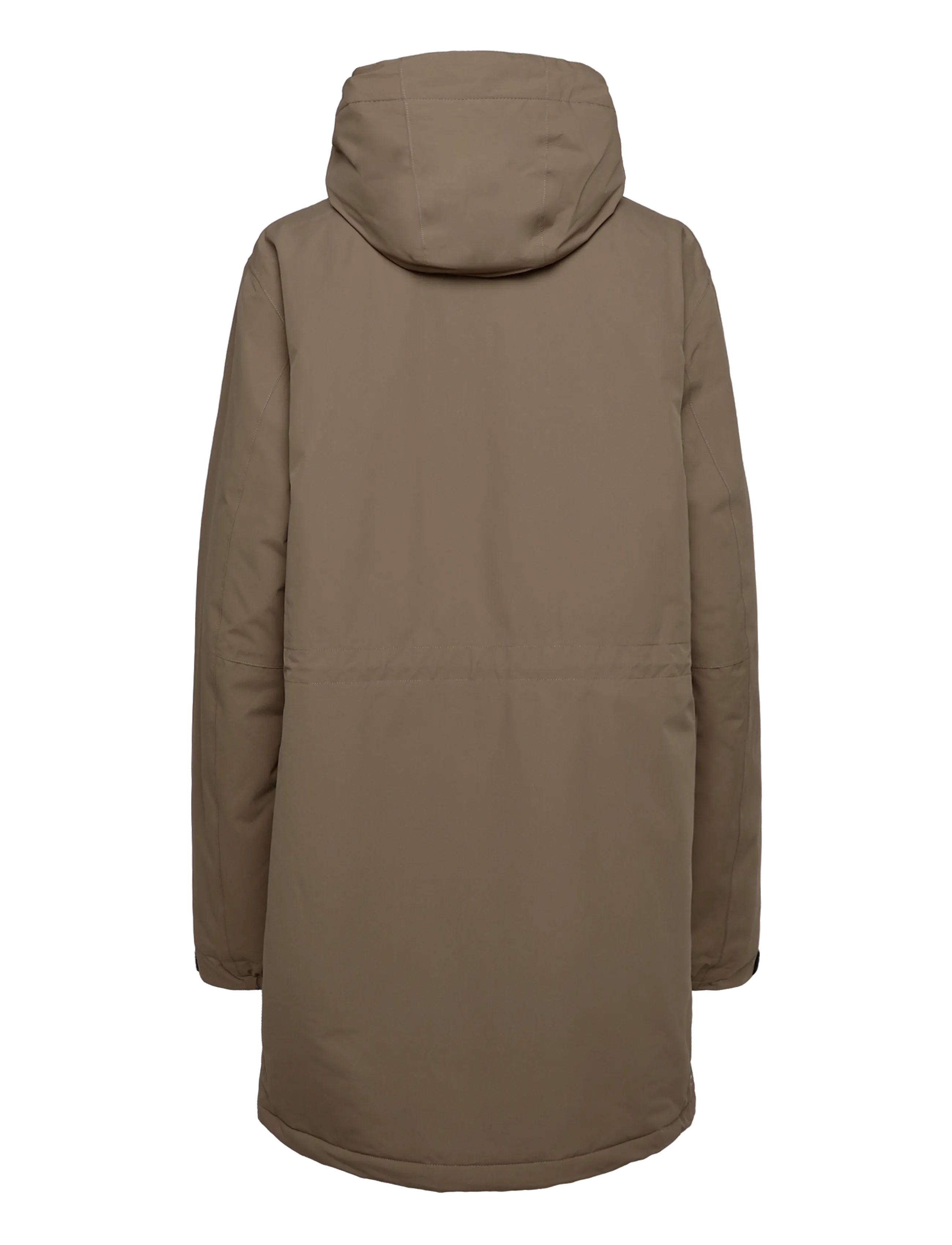 H2O - Læsø Padded Long Jacket - dusty oak - 2