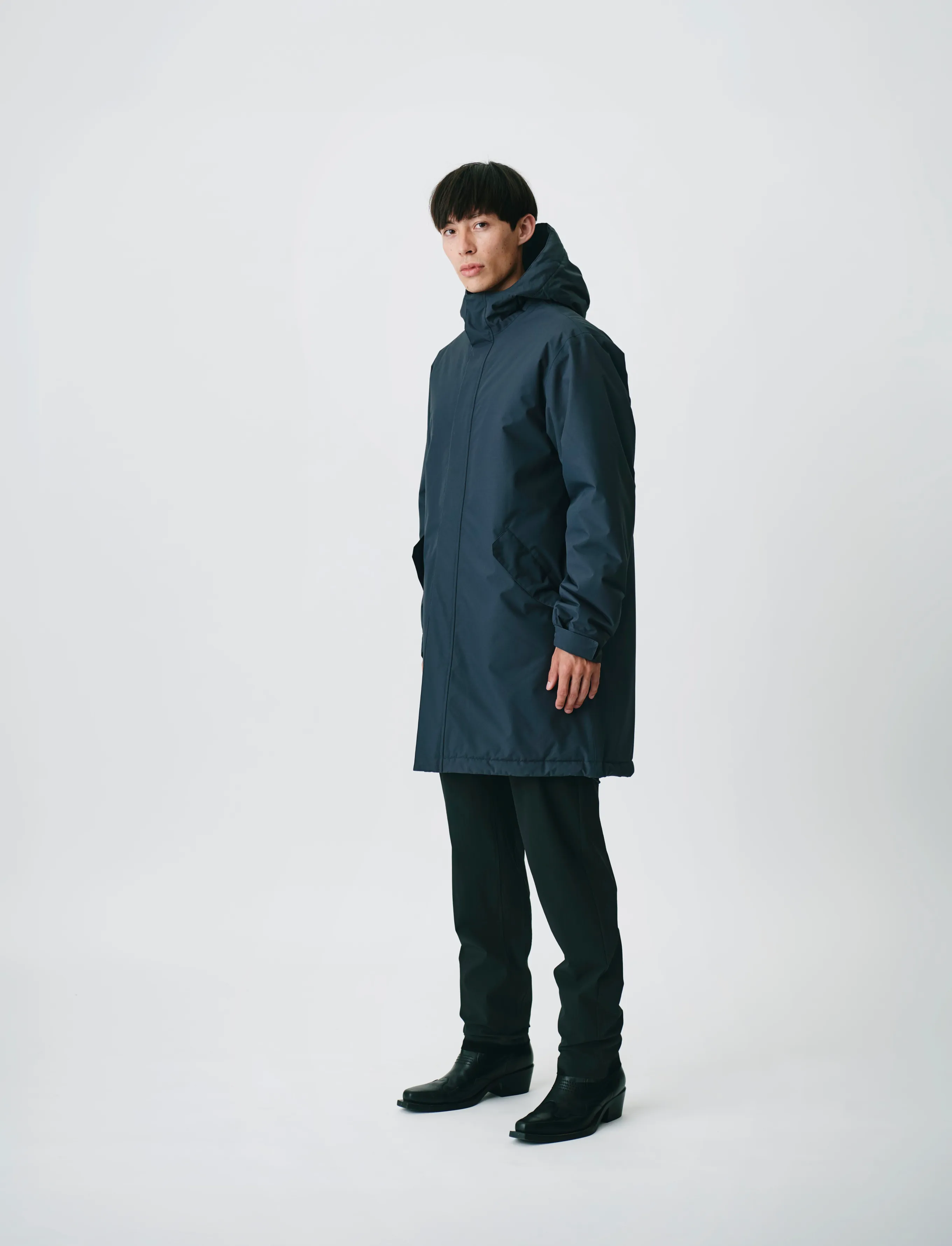 H2O - Læsø Padded Long Jacket - navy - 3