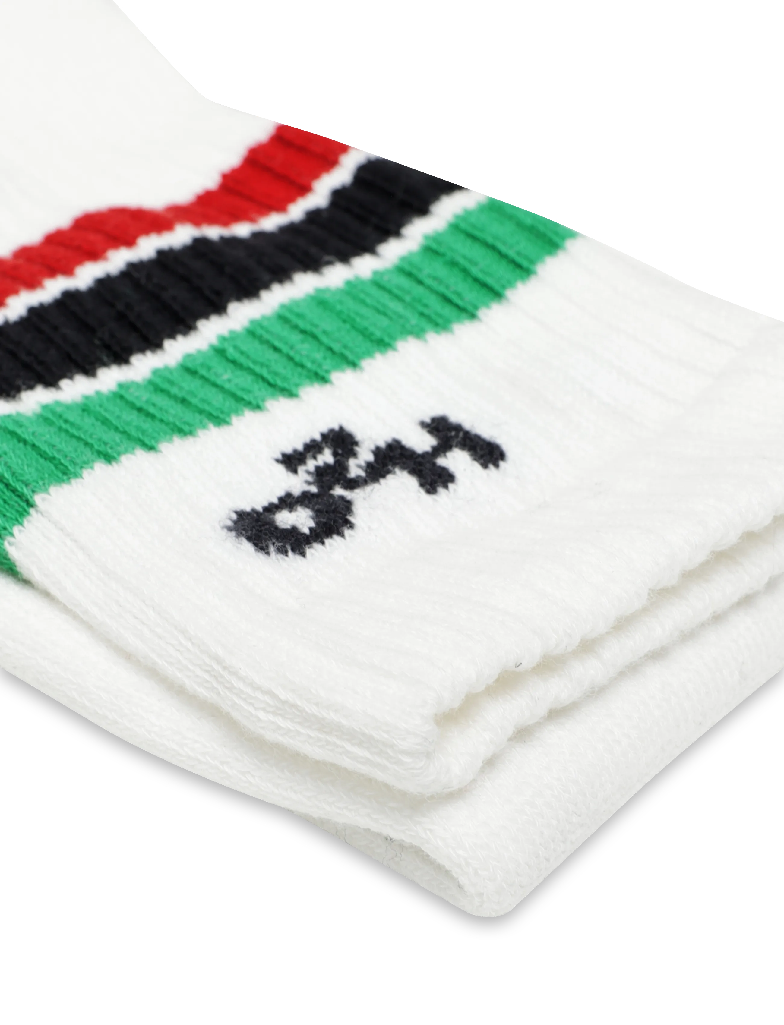 H2O - 2-Pack Classic Sock - white/green/red - 3