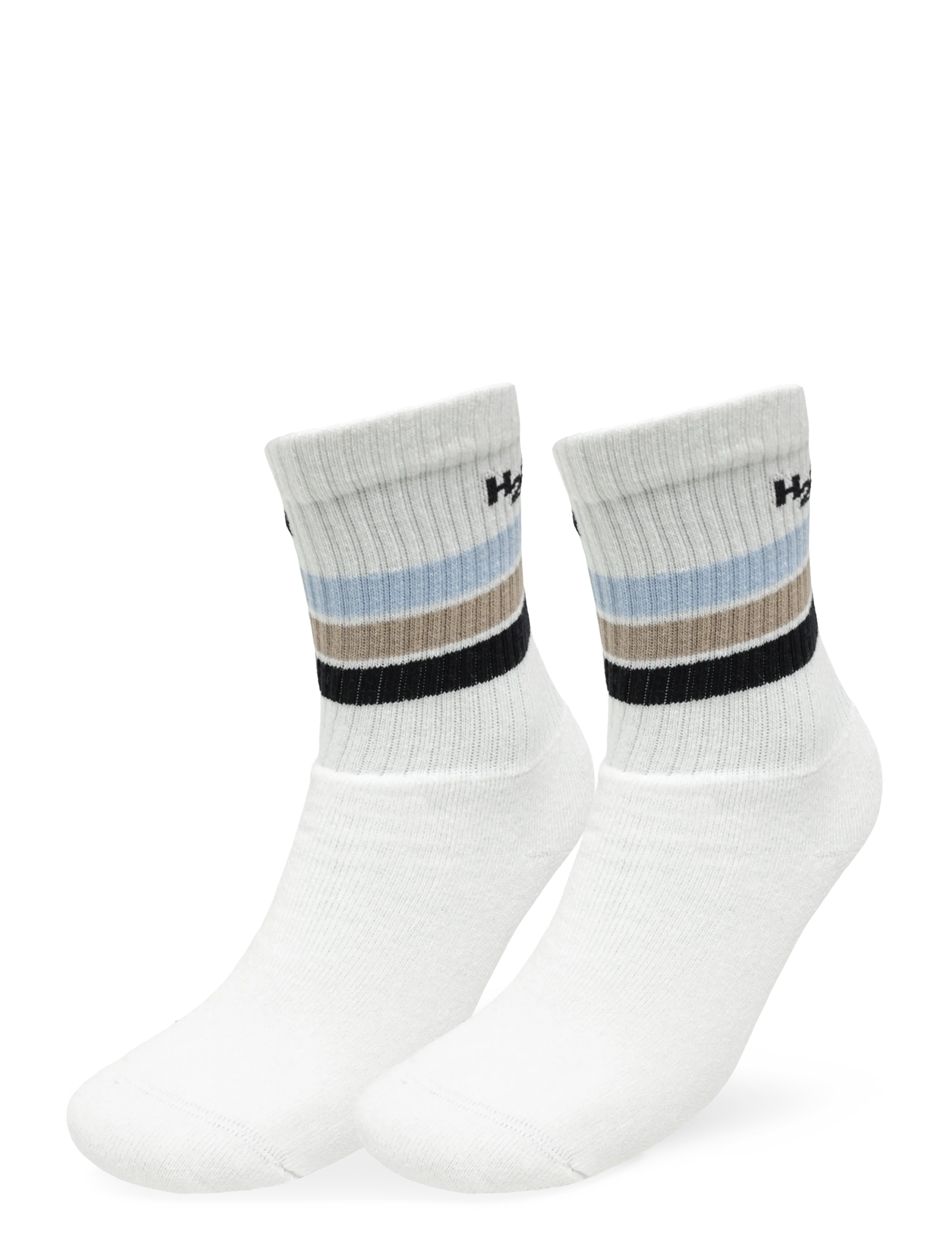 H2O 2-Pack Classic Sock - H2O - WHITE/LIGHT BLUE/NAVY / white