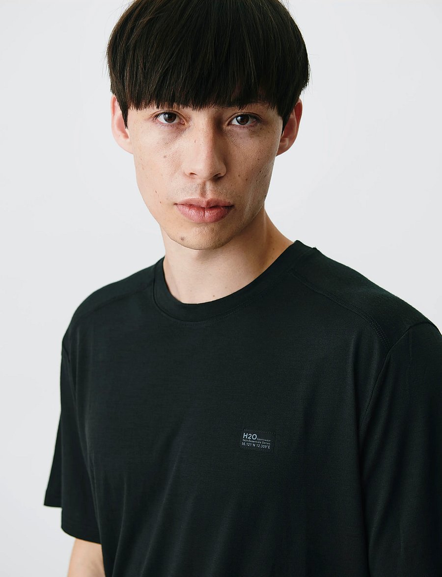 H2O - Birkholm Essential Baselayer Tee - t-shirts - black - 3