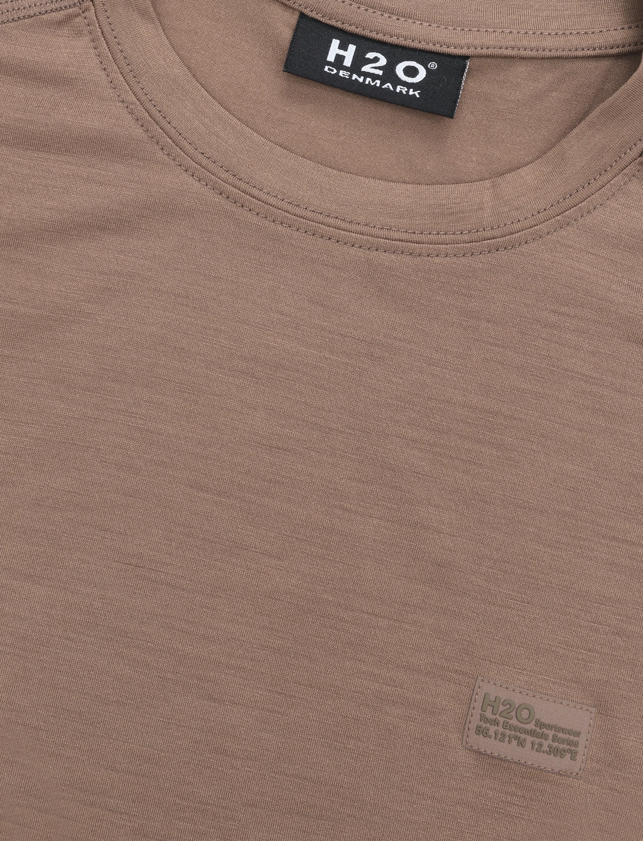 H2O - Birkholm Essential Baselayer Tee - warm grey - 4