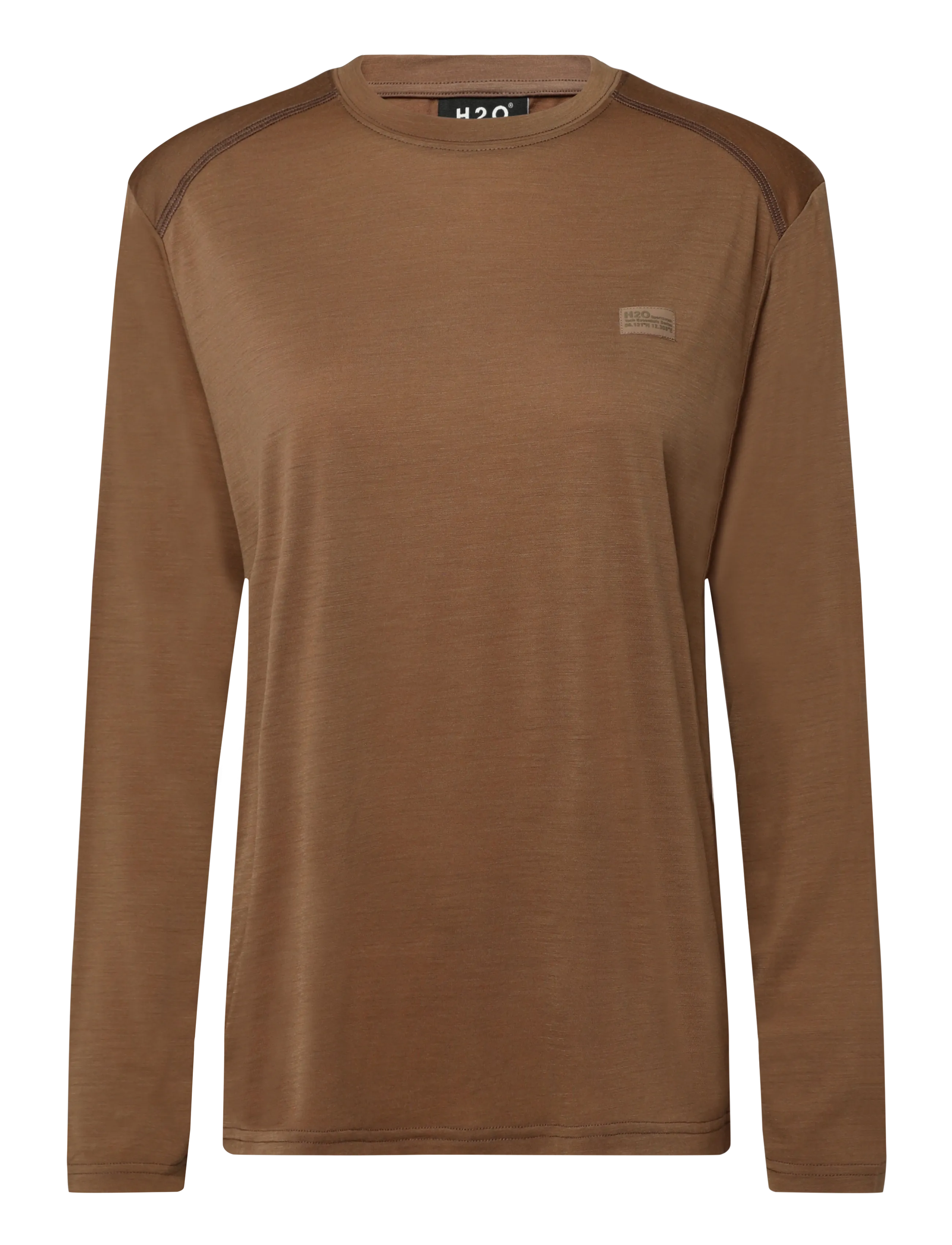 H2O Birkholm Essential Baselayer L/S Te - Outdoor - DUSTY OAK / brown