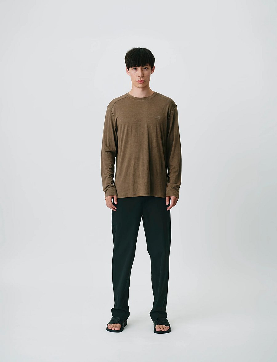 H2O - Birkholm Essential Baselayer L/S Te - aluskihina kantavad alussärgid - dusty oak - 3