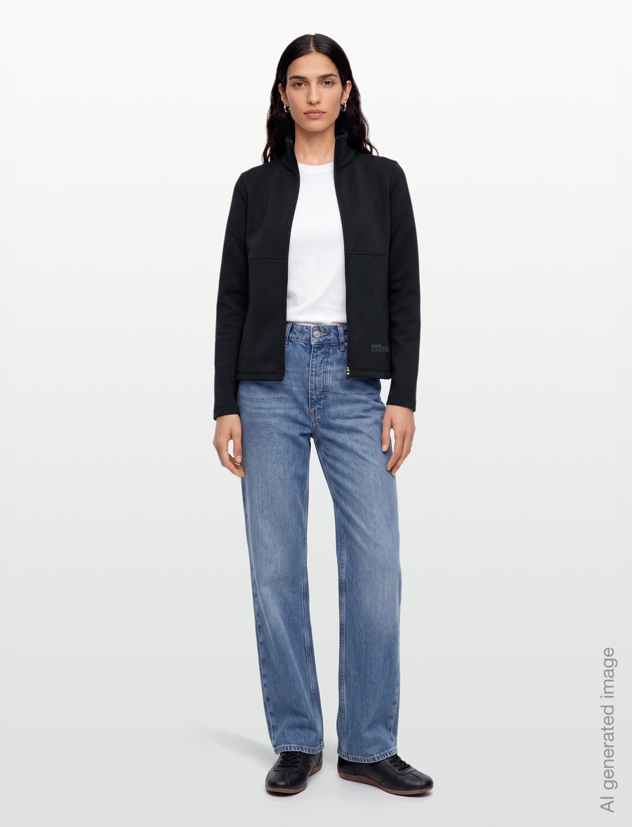 H2O - Birkholm Essential Midlayer Woman F - sportsjakker - black - 0