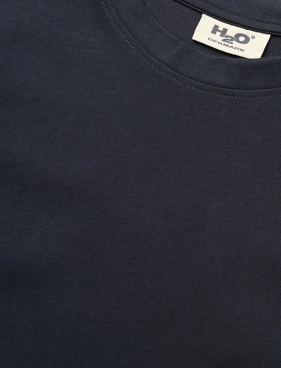 H2O - Skagen Woman Solid Tee - t-shirts - navy - 4