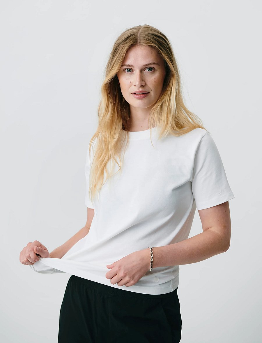 H2O - Skagen Woman Solid Tee - t-shirts - white - 0