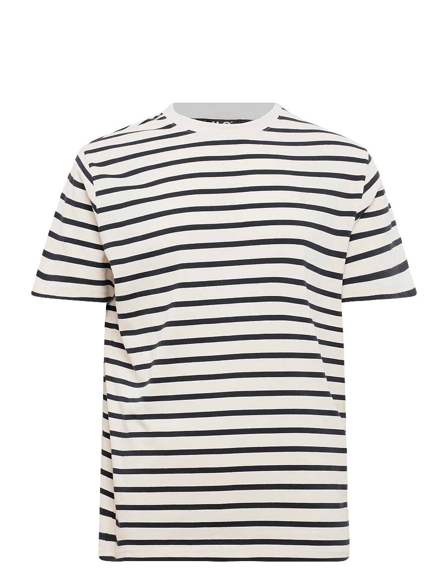 H2O - Skagen Mens Striped Tee - alussärgid ja t-särgid - cream white/navy - 1