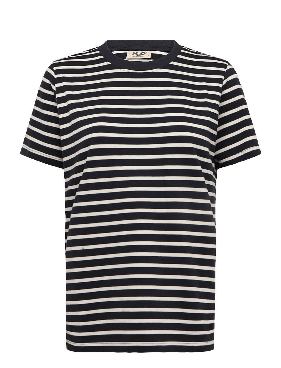 H2O - Skagen Woman Striped Tee - t-shirts - navy/cream white - 1