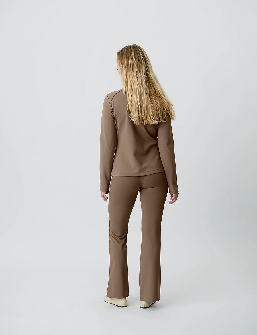 H2O - Birkholm Essentials Woman Bootcut T - training tights - dusty oak - 3