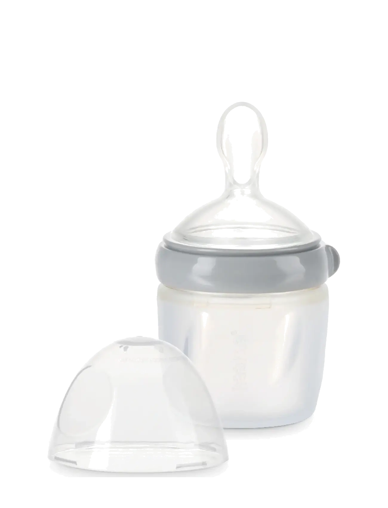 Haakaa Haakaa Silicone Feeding Spoon Bottle 160ml - Grey - Beebitooted - GREY / grey