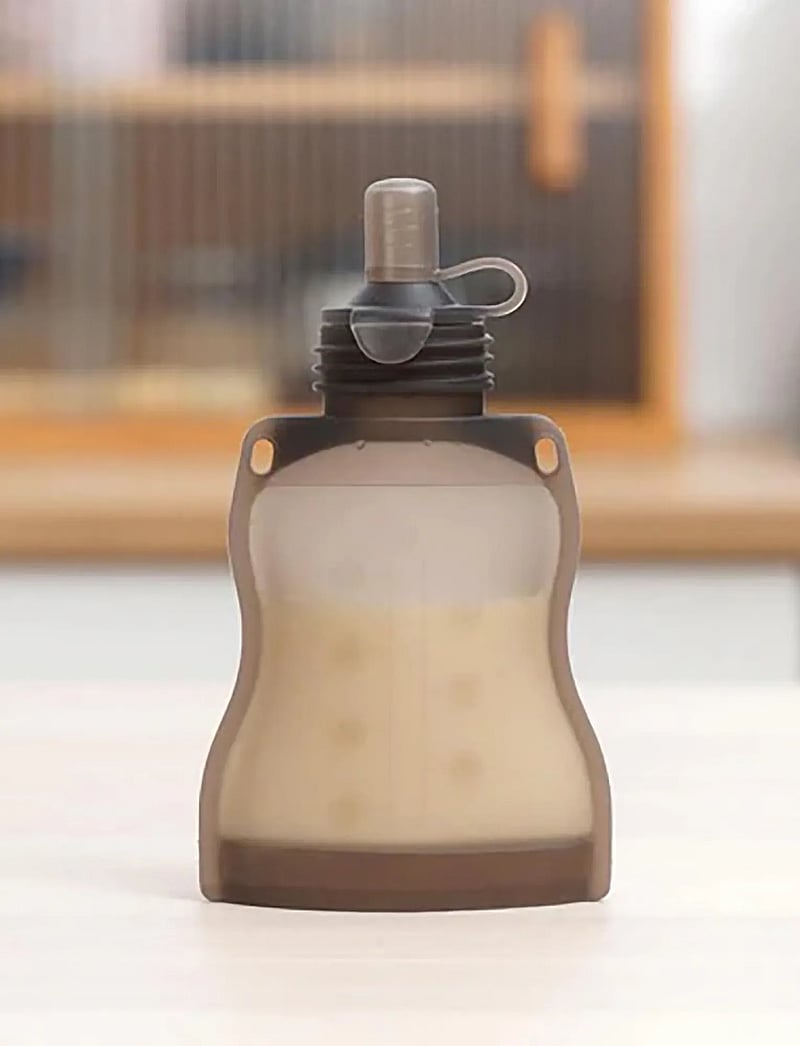 Haakaa - Haakaa Silicone Yummy Pouch Sippy Spout - accessoires - black - 0