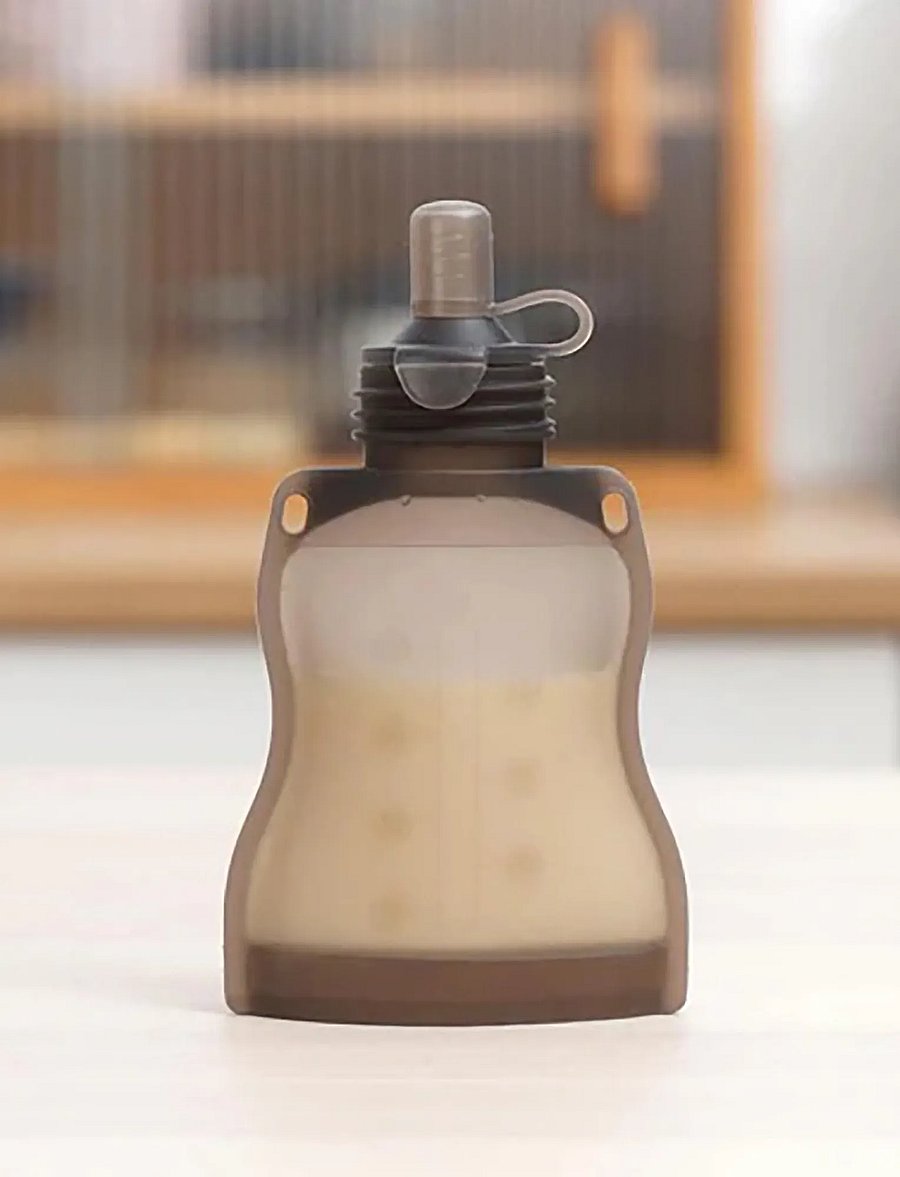 Haakaa - Haakaa Silicone Yummy Pouch Sippy Spout - accessoires - black - 0
