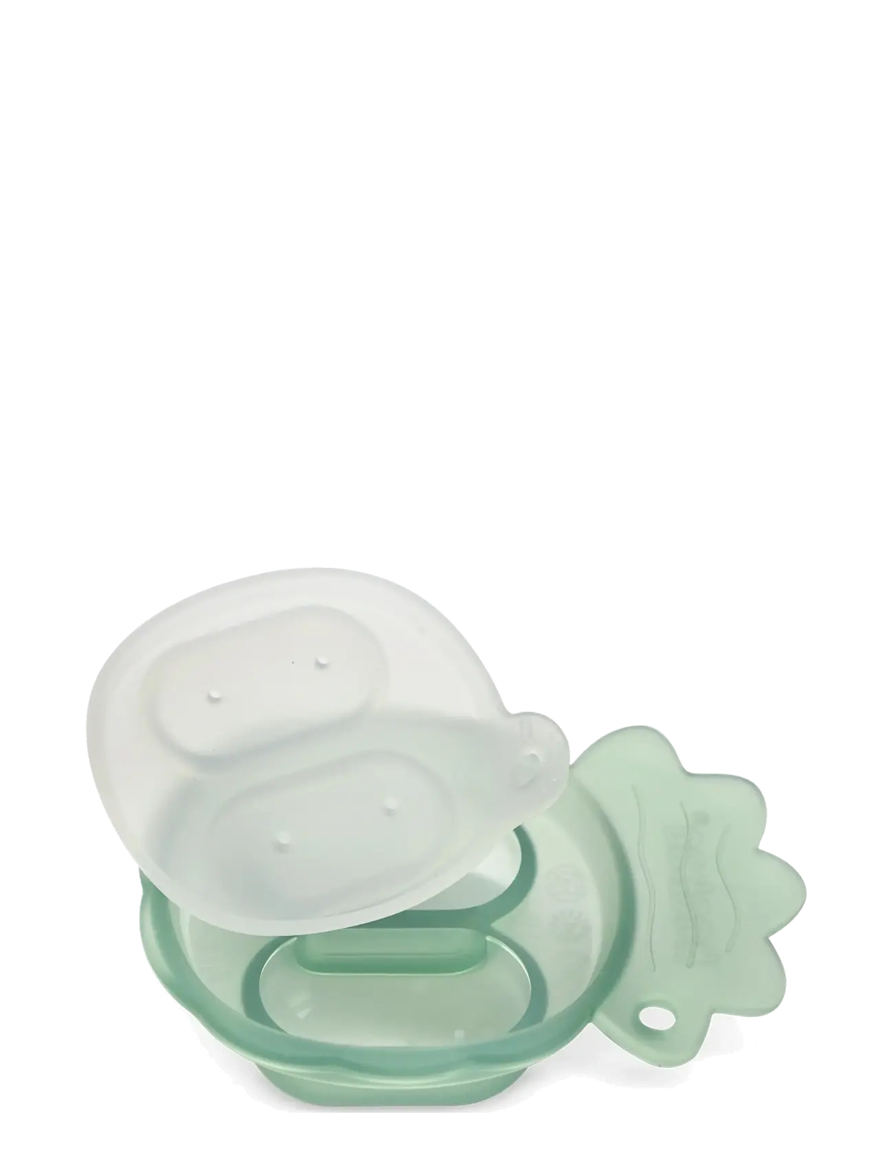 Haakaa - Haakaa food feeder + Mini nibble tray - Blush - beebi toidunõud - blush - 3