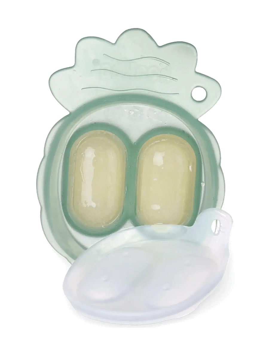 Haakaa - Haakaa food feeder + Mini nibble tray - Blush - beebi toidunõud - blush - 4