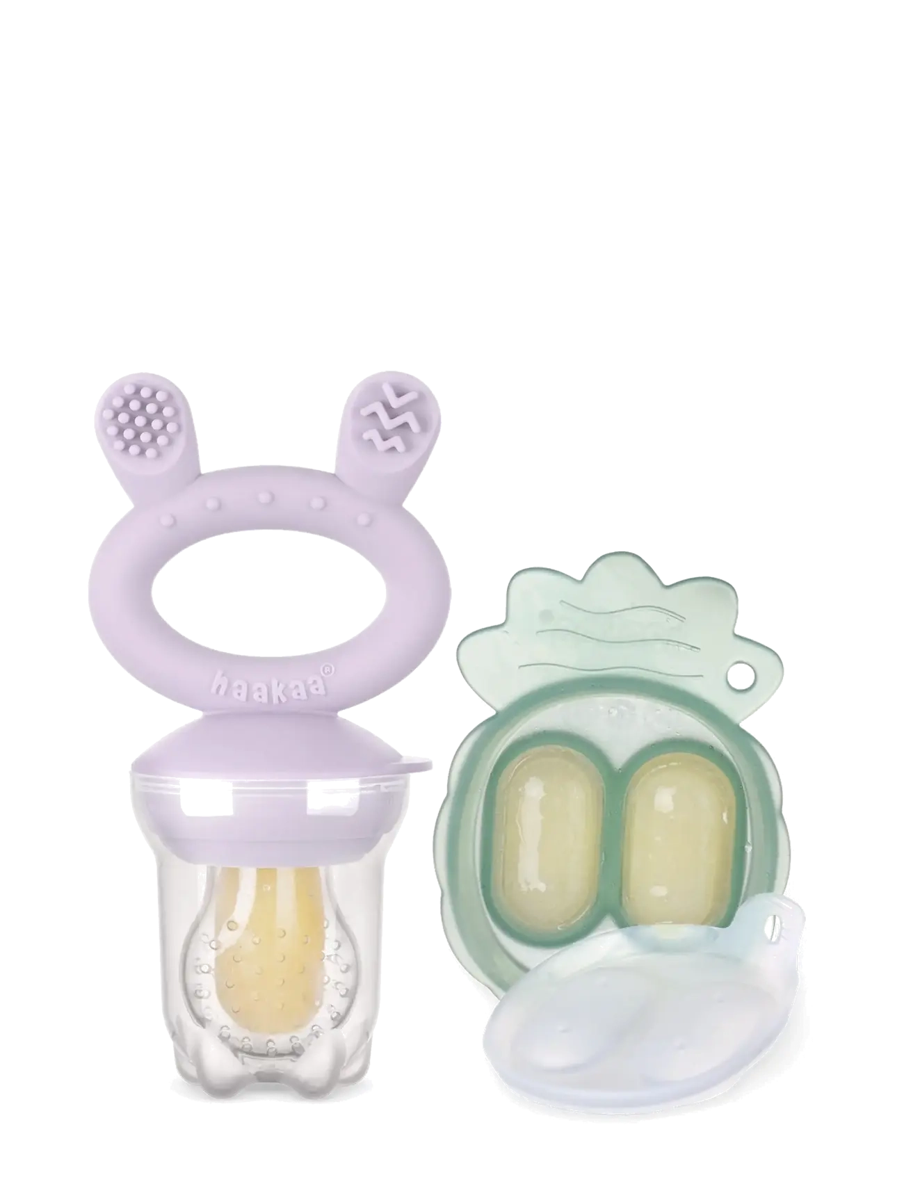 Haakaa - Haakaa food feeder + Mini nibble tray - Lavender - lavender - 1