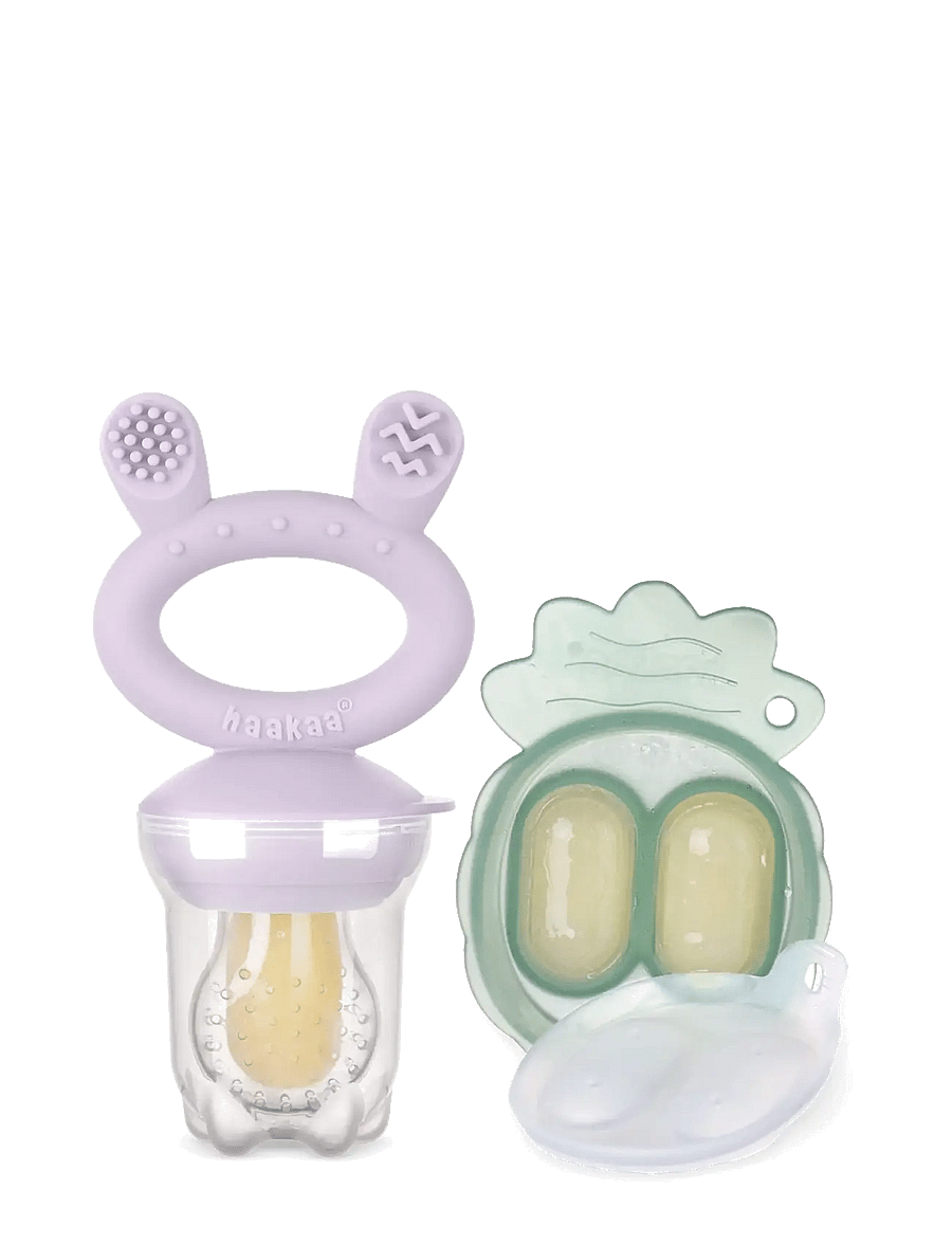 Haakaa - Haakaa food feeder + Mini nibble tray - Lavender - lavender - 1