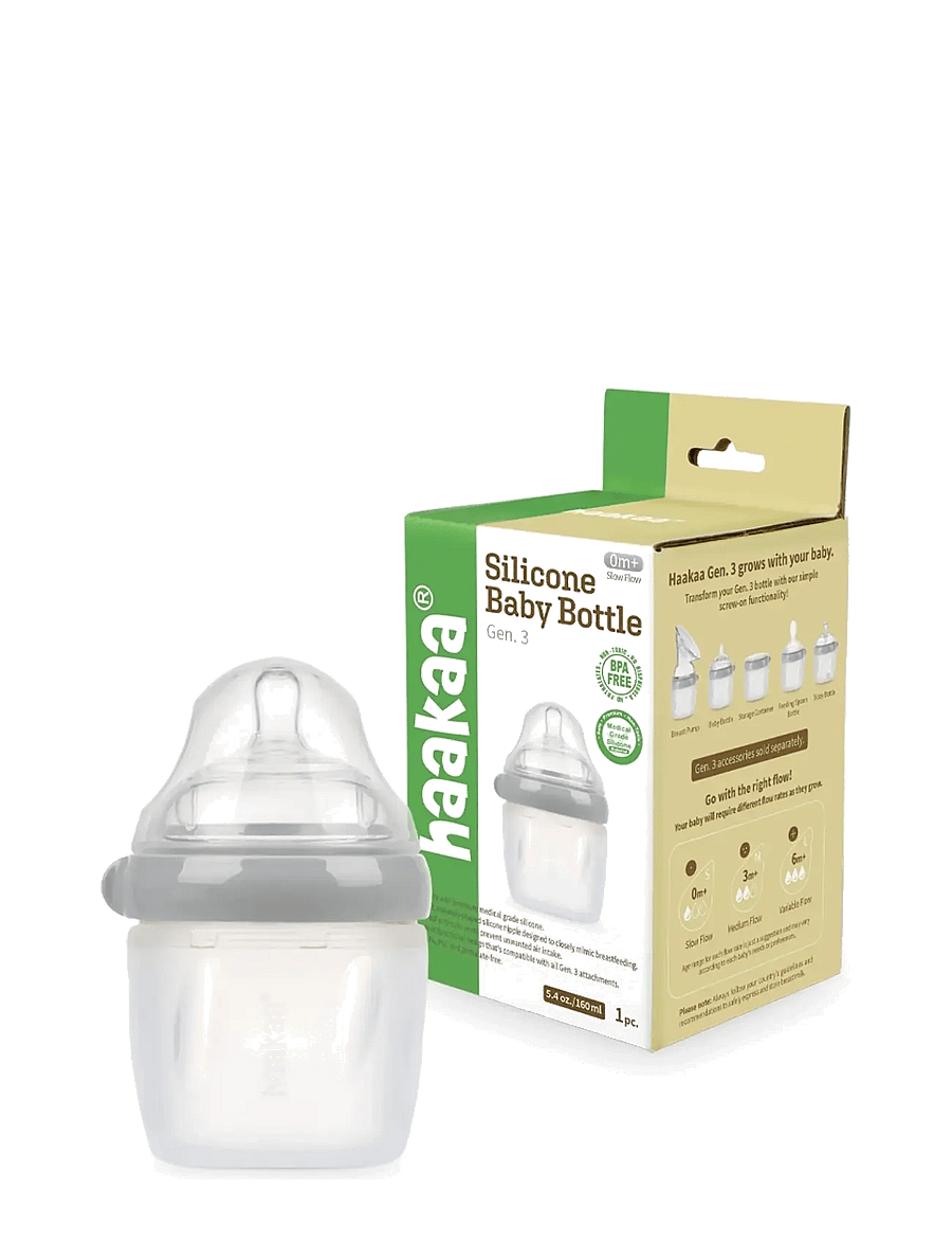 Haakaa - Haakaa Gen. 3 Baby Bottle 160ml - beebipudelid - clear - 3