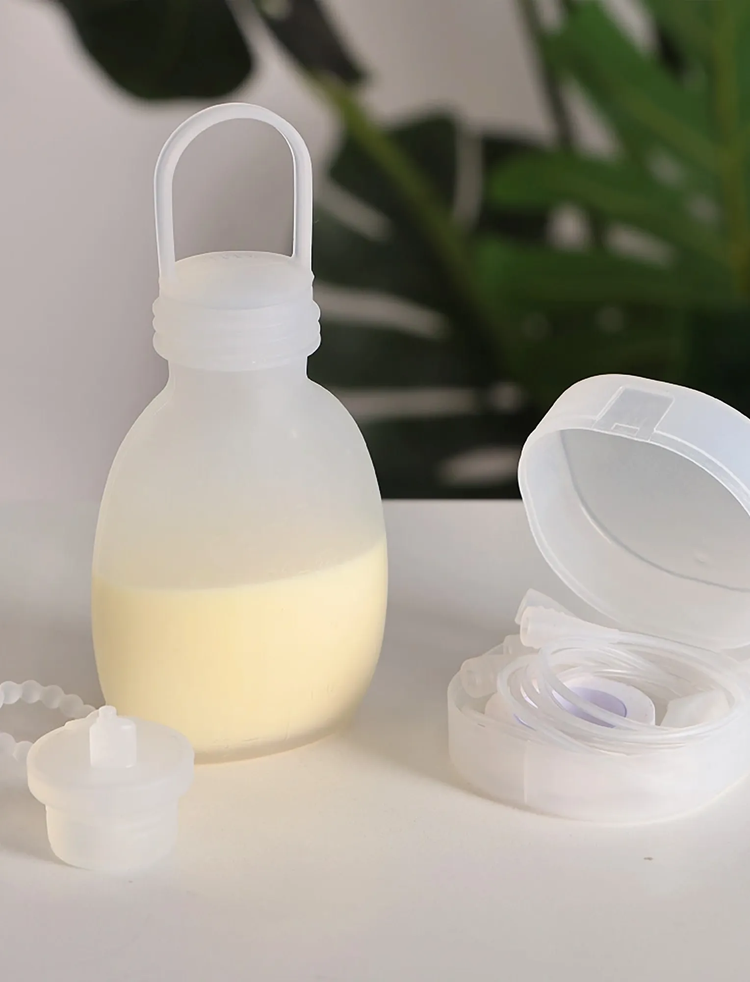 Haakaa - Haakaa Gen.3 Silicone Pouch  & Feeding Tube Set - accessoires - clear - 4