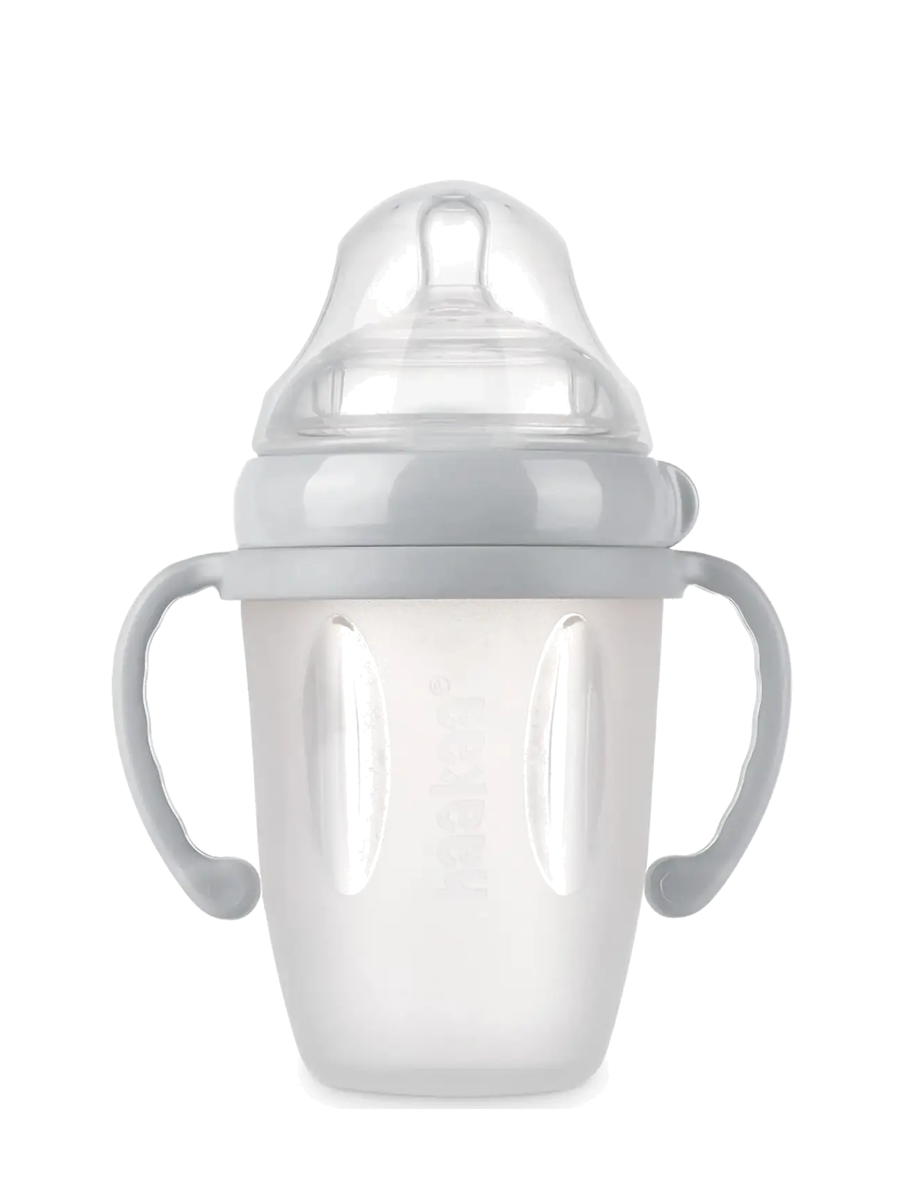 Haakaa Haakaa Gen. 3 Baby Bottle 250ml - Nappflaskor - CLEAR/GREY / grey