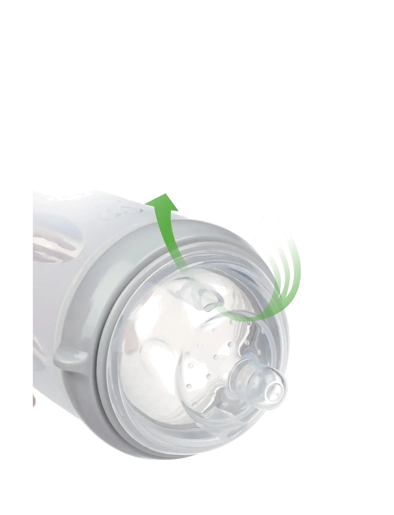 Haakaa - Haakaa Gen. 3 Baby Bottle 250ml - sutteflasker - clear/grey - 4