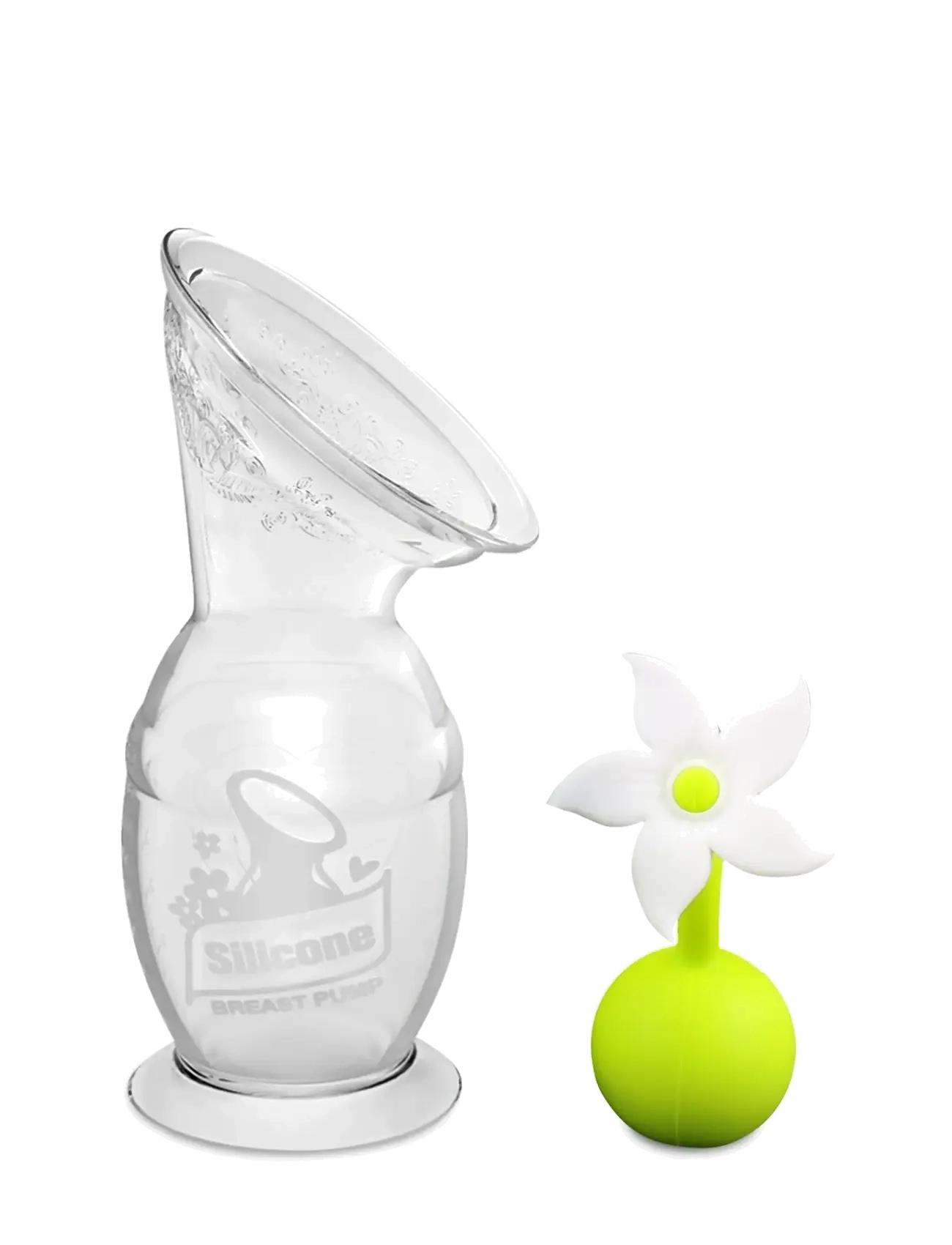 Haakaa - Haakaa brystpumpe - 150 ml med blomsterstopper - brystpumper og tilbehør - white - 2