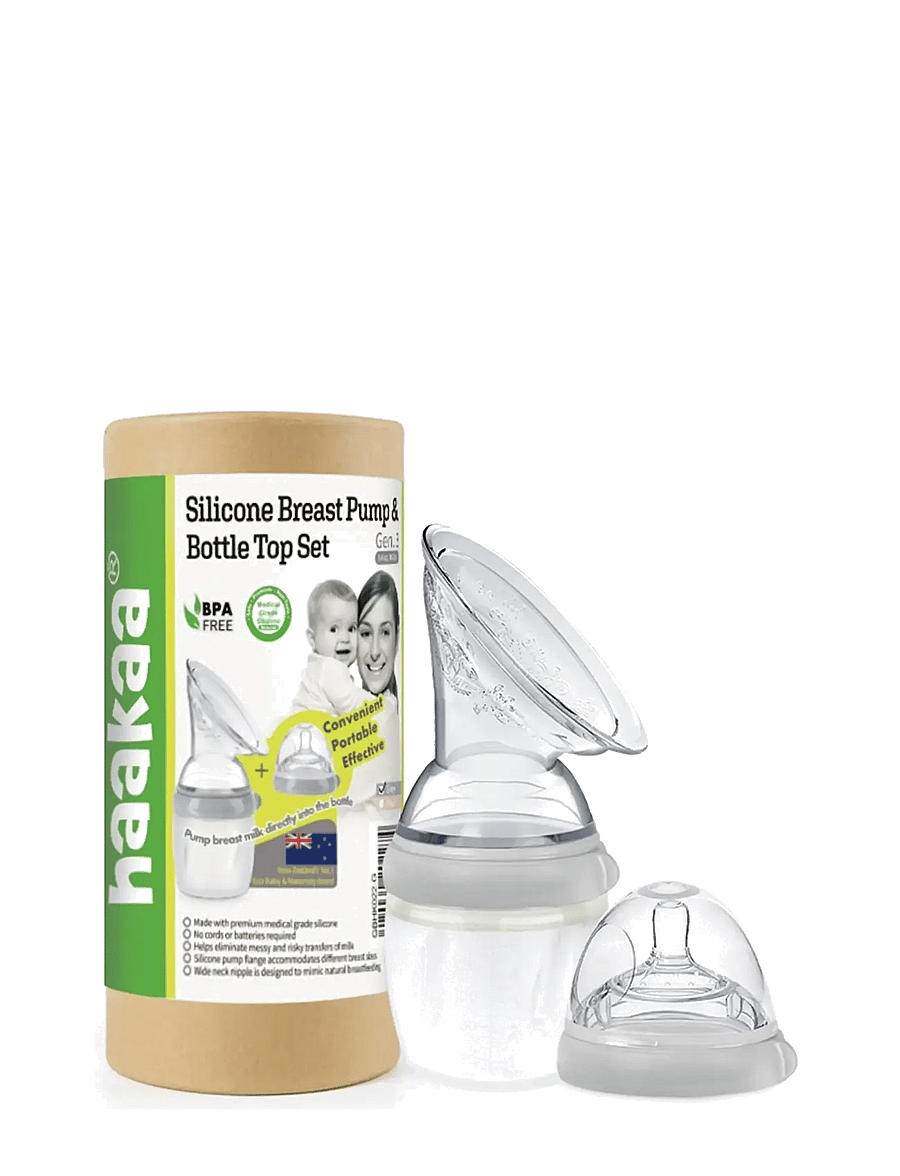 Haakaa - Haakaa Gen. 3 Brystpumpe & Flaske - 160 ml - rinnapumbad ja lisatarvikud - clear - 2