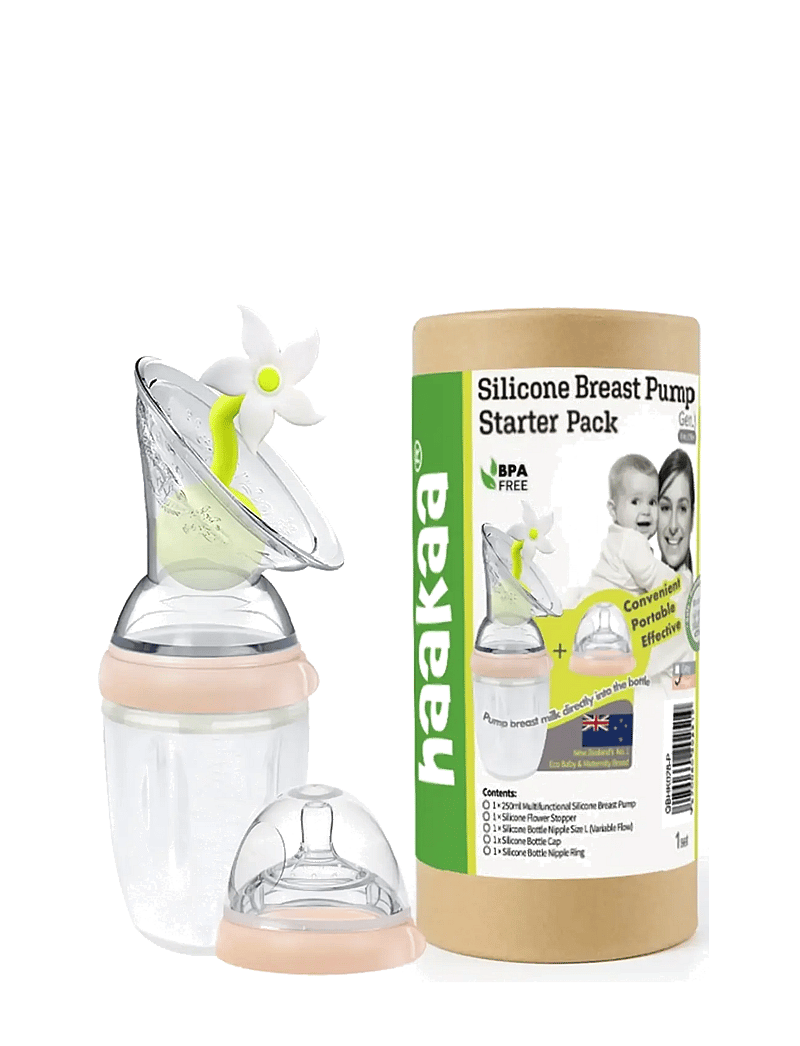 Haakaa - Haakaa Startpakke Gen. 3 - Peach - tires-lait & accessoires - peach - 2