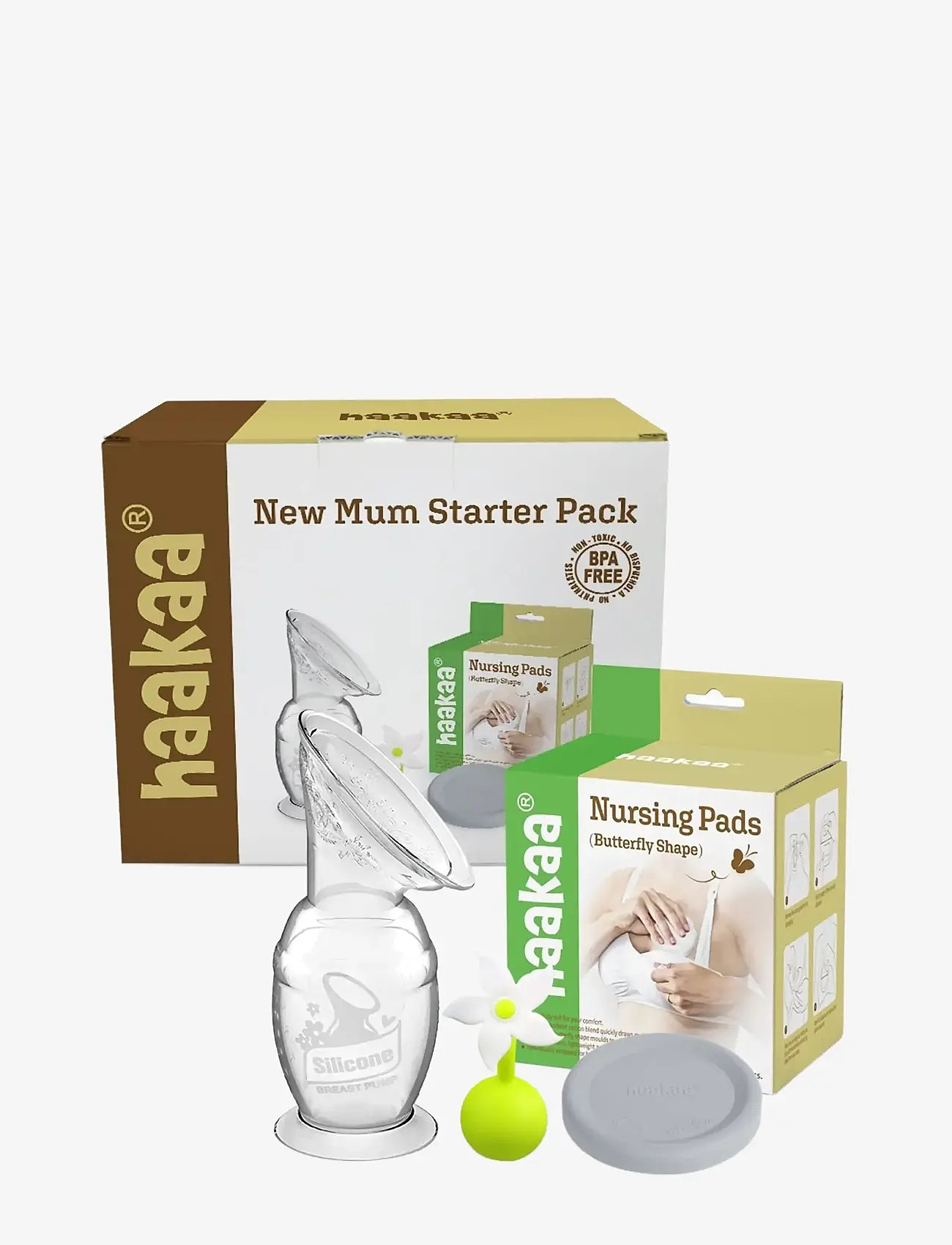 Haakaa - Haakaa New Mum Starter pack - milchpumpen & zubehör - clear - 2