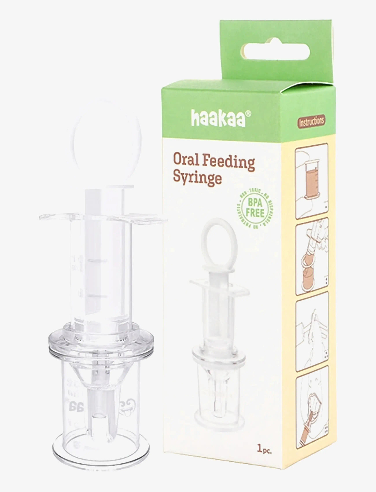 Haakaa - Haakaa Feeding Syringe - tillbehör - clear - 0