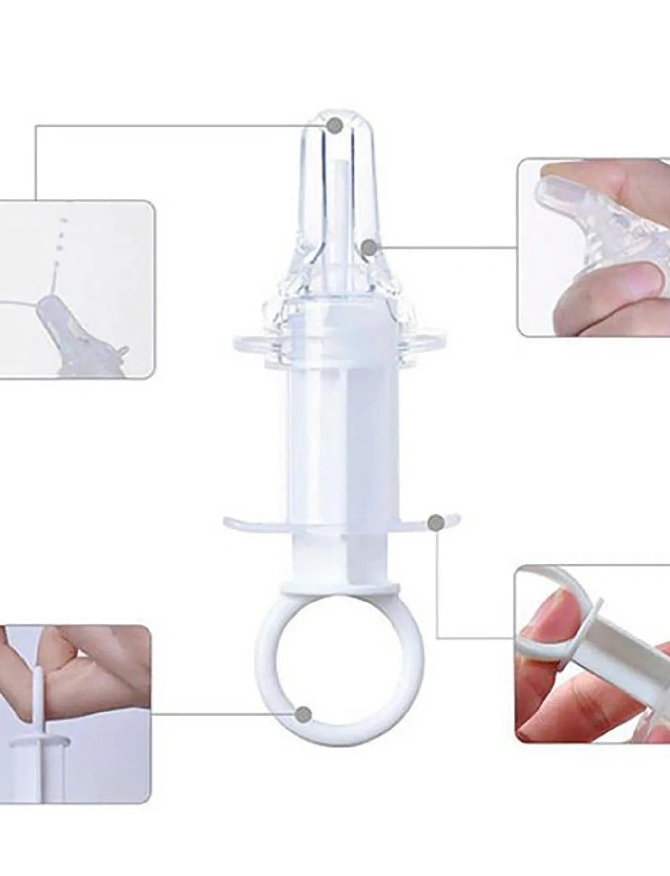 Haakaa - Haakaa Feeding Syringe - aksessuaarid - clear - 3