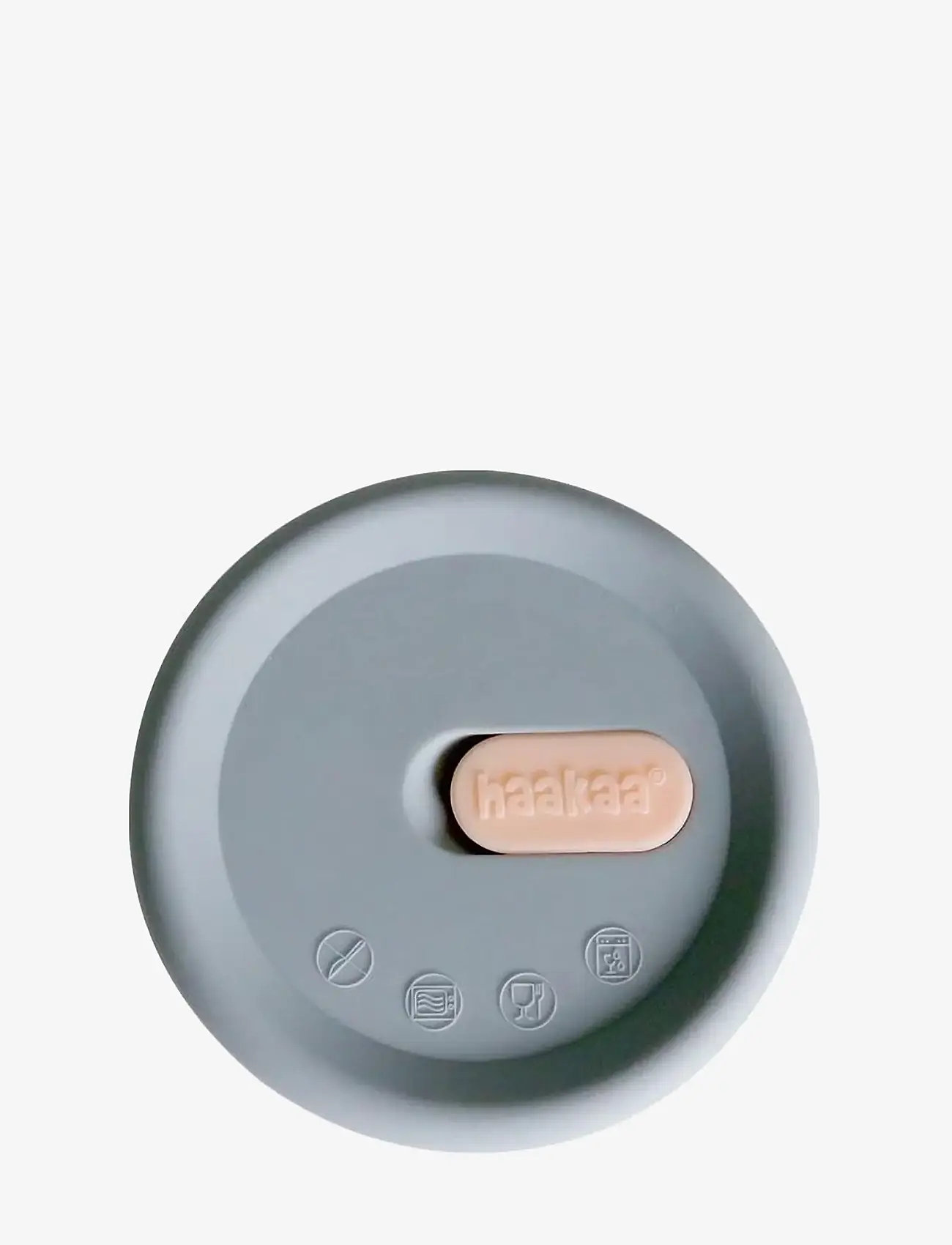 Haakaa - Haakaa silikone låg til brystpumpe - brystpumper og tilbehør - grey - 0