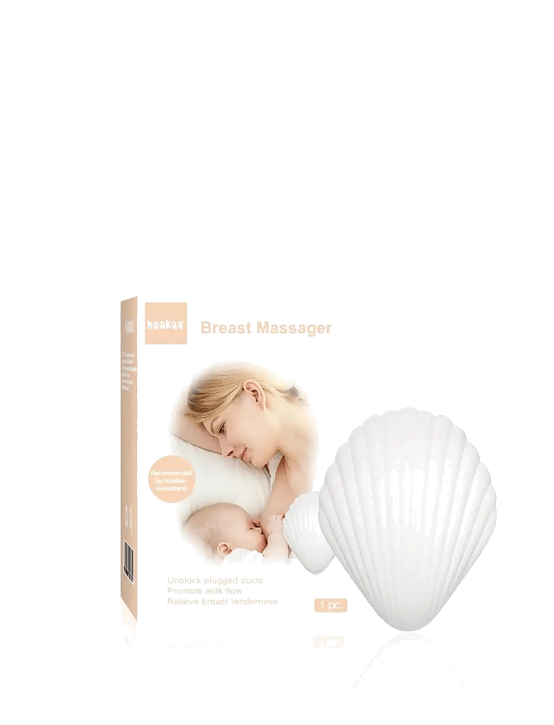 Haakaa - Haakaa musling brystmassager - bröstpumpar & tillbehör - white - 1