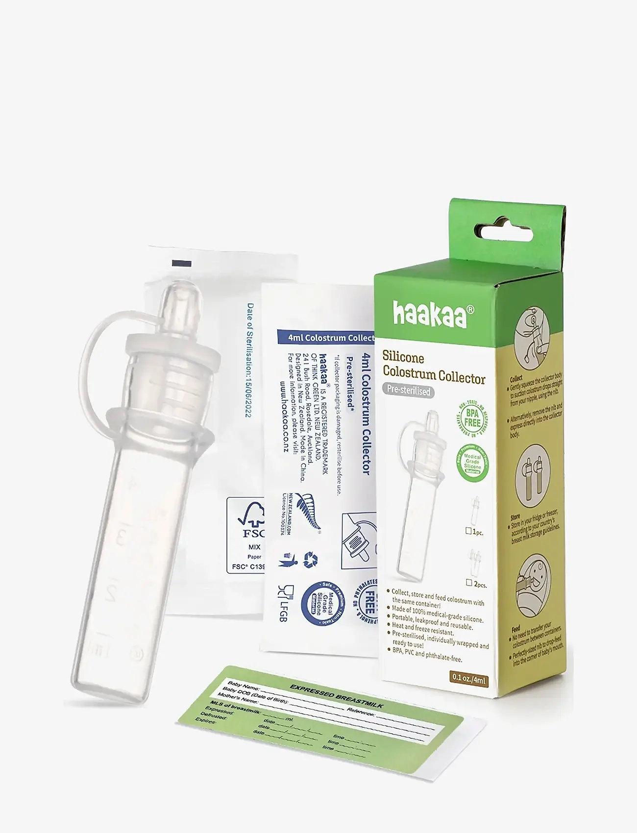 Haakaa - Haakaa Råmælksopsamler - 1 stk - brystpumper og tilbehør - clear - 1