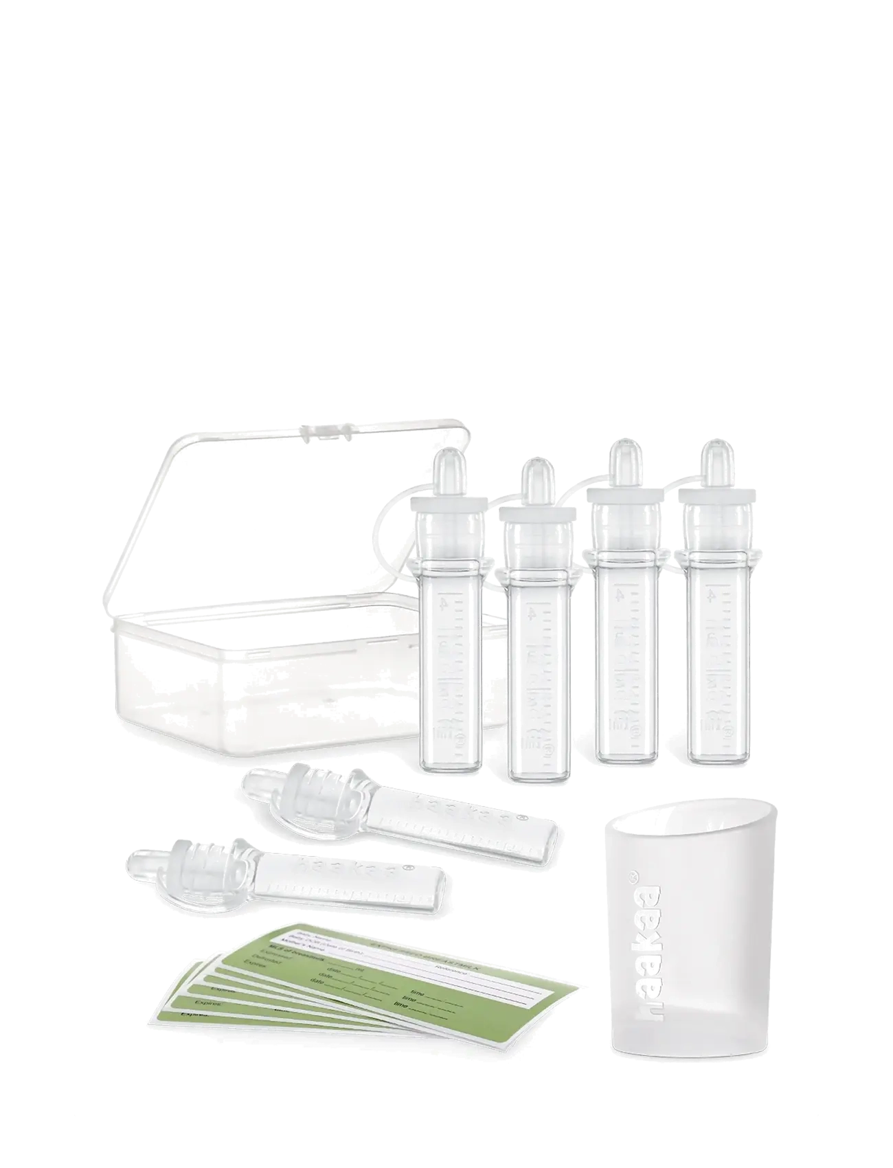 Haakaa Silikone Colostrum Collector Set, Børn, Råmælks Opsamler Sæt, Hvid, Str: ONE SIZE