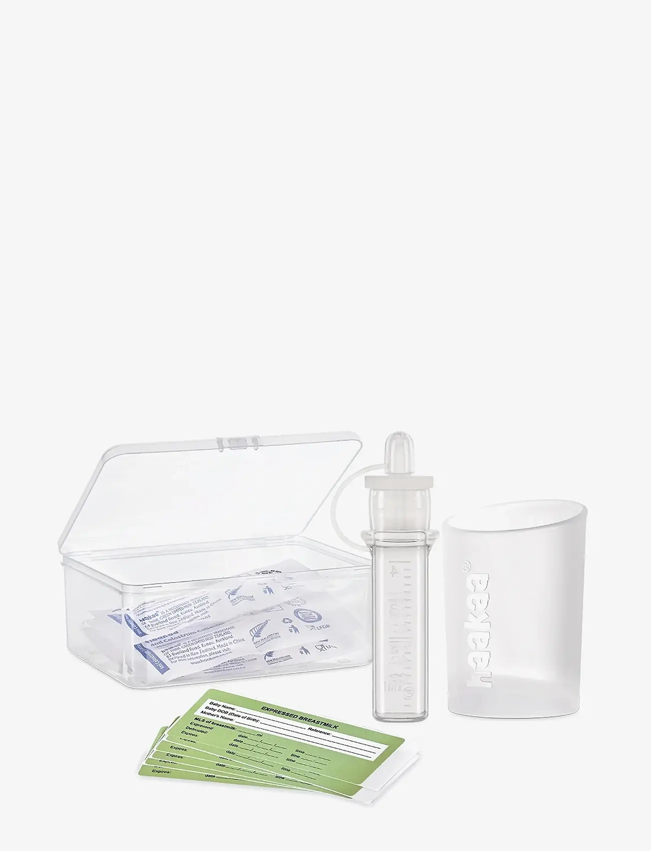 Haakaa - Haakaa Silikone Colostrum Collector set - afkolfapparaat & accessoires - clear - 2