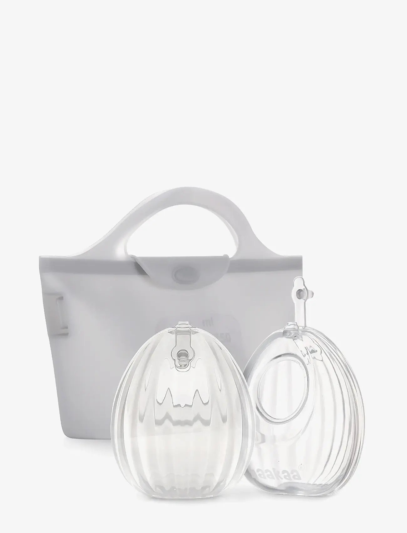 Haakaa - Haakaa Brystpumpe Musling 75ml - 2 stk (inkl. Sterilisator pose) - rinnapumbad ja lisatarvikud - clear - 1