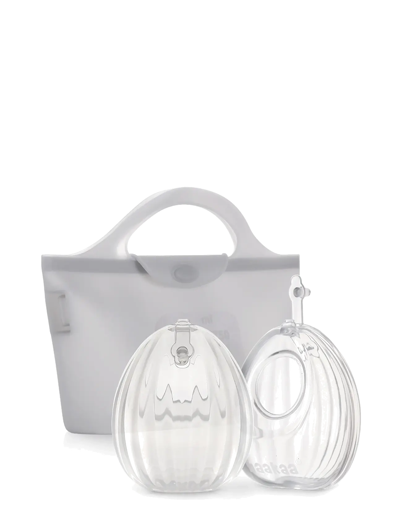 Haakaa Haakaa Brystpumpe Musling 75ml - 2 stk (inkl. Sterilisator pose) - Stillprodukte - CLEAR / undefined