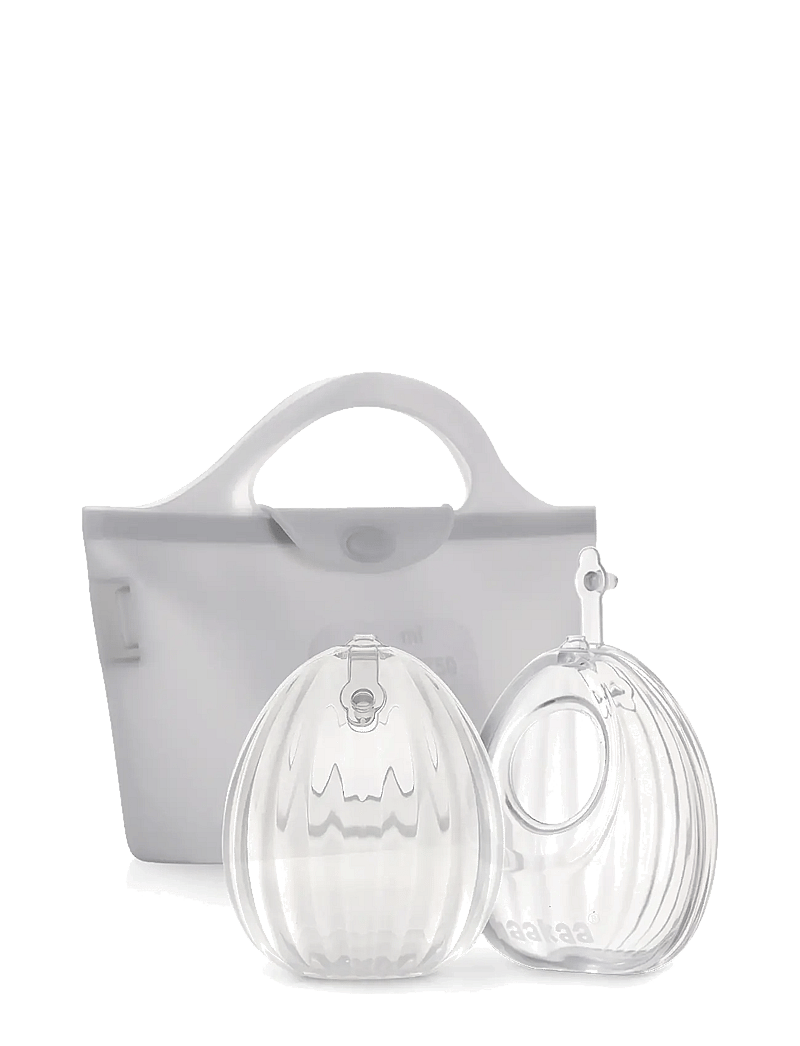 Haakaa - Haakaa Brystpumpe Musling 75ml - 2 stk (inkl. Sterilisator pose) - rinnapumbad ja lisatarvikud - clear - 1