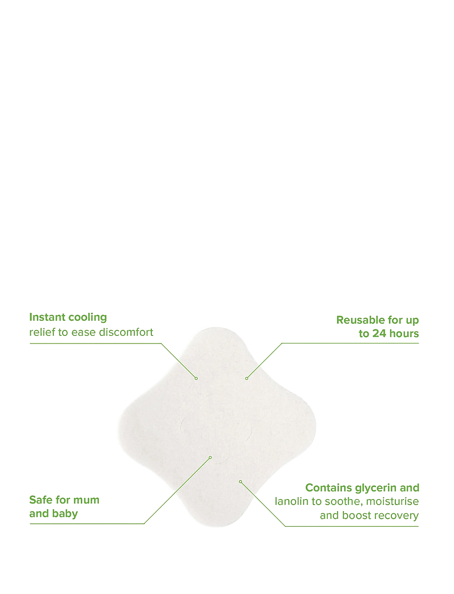 Haakaa - Haakaa Soothing Hydrogel Breast Pads - 8 pcs - brystpumper og tilbehør - white - 4