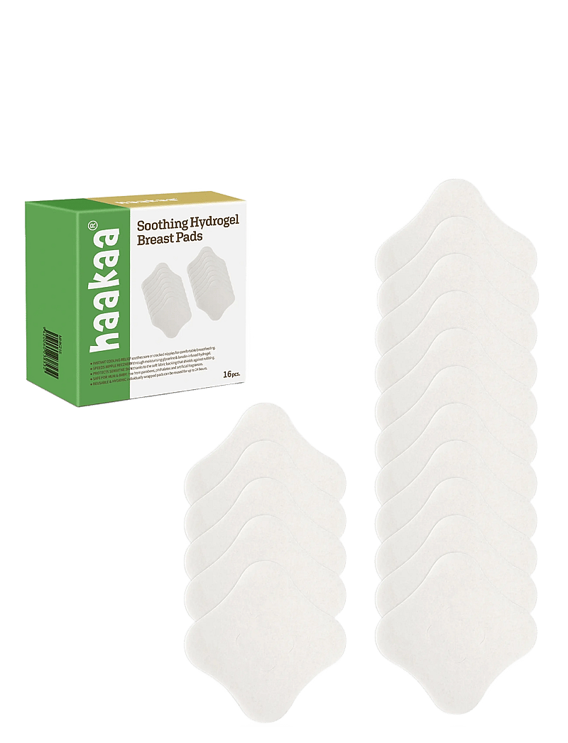 Haakaa - Haakaa Soothing Hydrogel Breast Pads - 16 pcs - brystpumper og tilbehør - white - 1