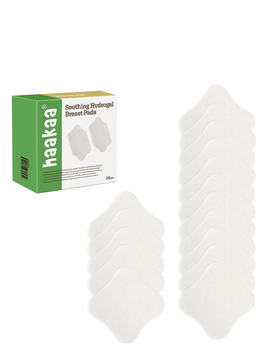 Haakaa - Haakaa Soothing Hydrogel Breast Pads - 16 pcs - brystpumper og tilbehør - white - 1