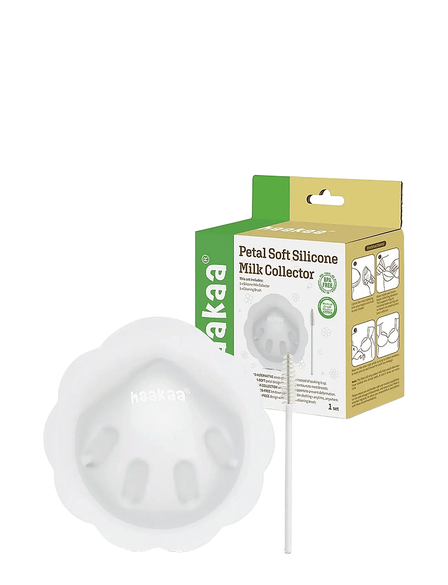 Haakaa - Haakaa Petal Soft Silicone Milk collector - 1 pc - bröstpumpar & tillbehör - clear - 1