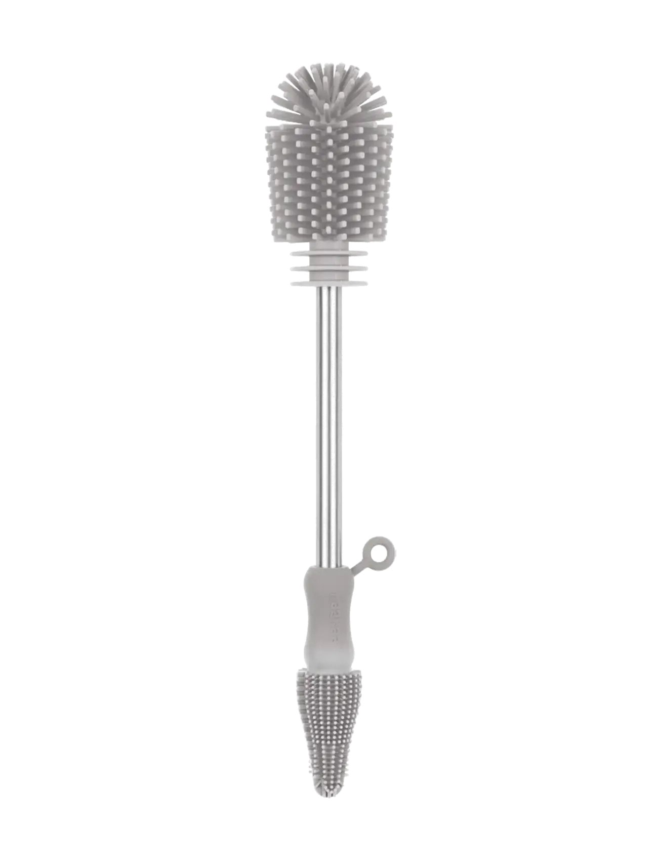 Haakaa Haakaa Double-Ended Silicone Brush - Suva Grey - Beebitooted - SUVA GREY / grey