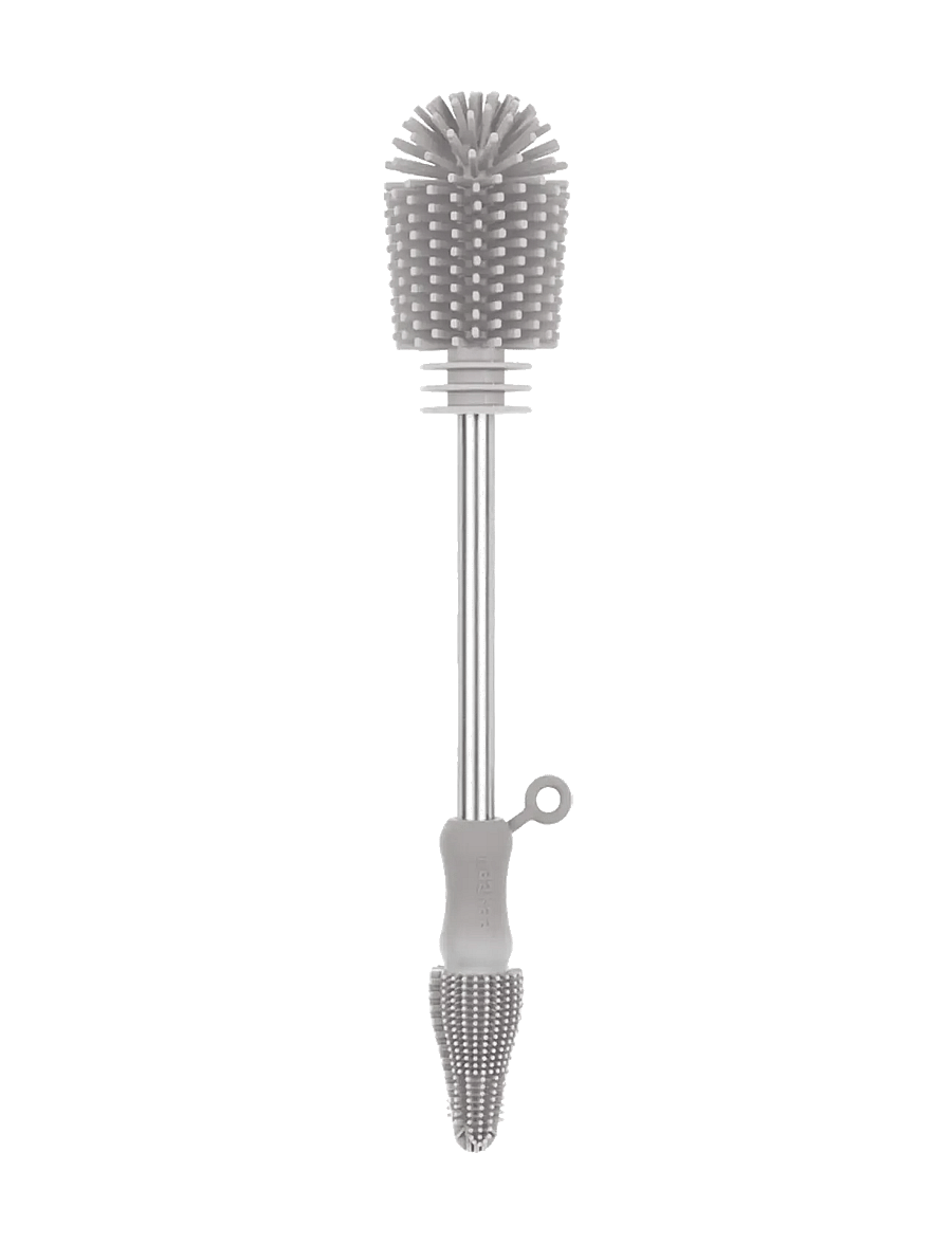 Haakaa - Haakaa Double-Ended Silicone Brush - Suva Grey - suva grey - 1