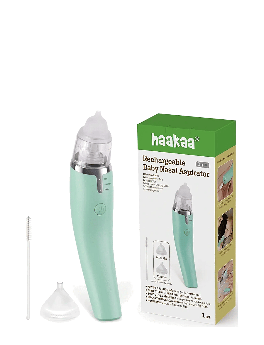 Haakaa - Haakaa Baby Nasal Aspirator - babygesundheit - green - 1